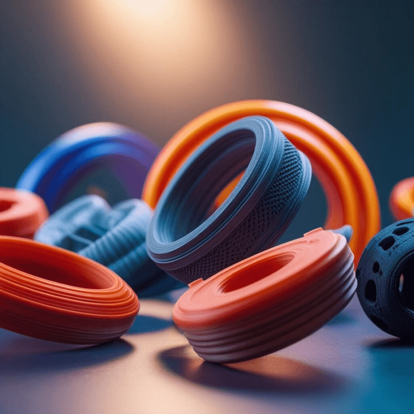 PolyJet & Carbon DLS: Elastomers and advanced polymers for functional and flexible parts.